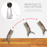 Interactive Smart Teasing LED Laser for Cats - Automatic and Manual Modes - Paw-Mart