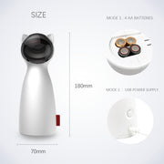 Interactive Smart Teasing LED Laser for Cats - Automatic and Manual Modes - Paw-Mart