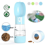 Paw-Mart™ Portable Pet Water Bottle - Water and Food at you fingertips when needed.