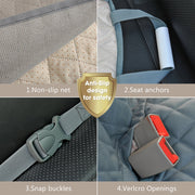 Waterproof Car Seat Protector for Traveling Cats and Dogs