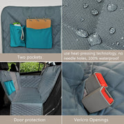 Waterproof Car Seat Protector for Traveling Cats and Dogs